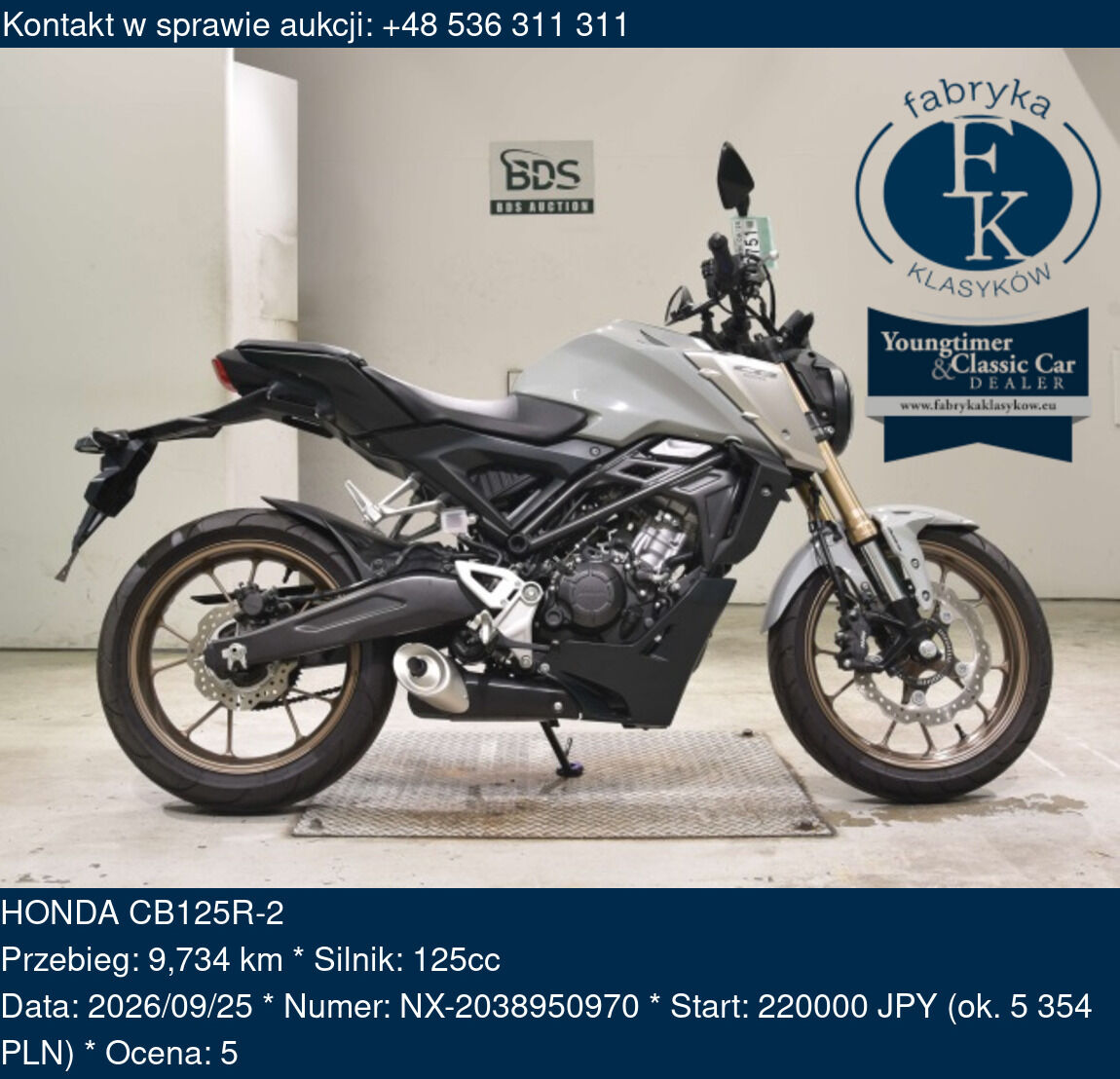 HONDA CB125R-2  - zdjęcie 2