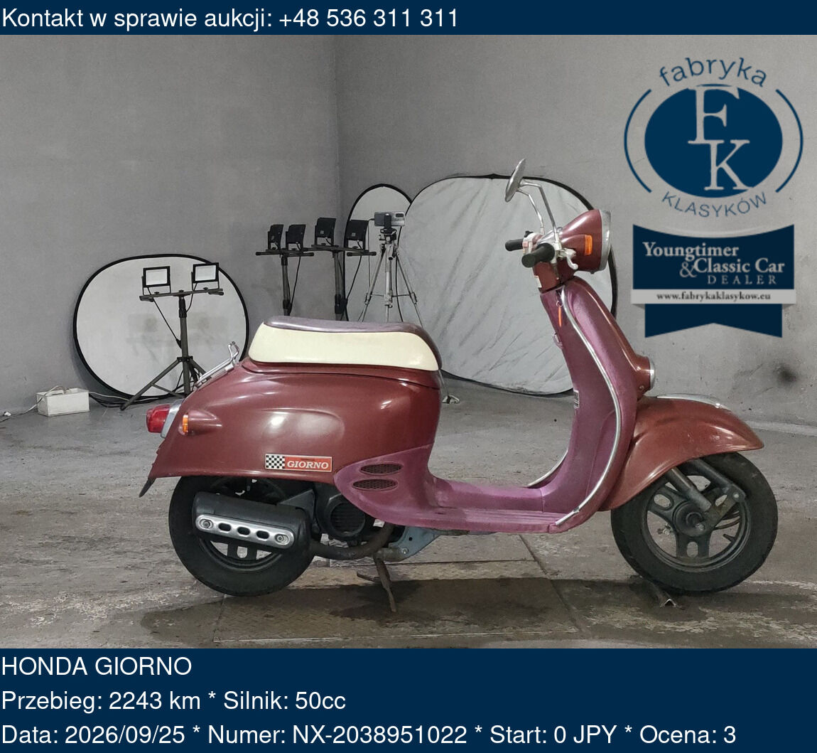HONDA GIORNO - zdjęcie 2
