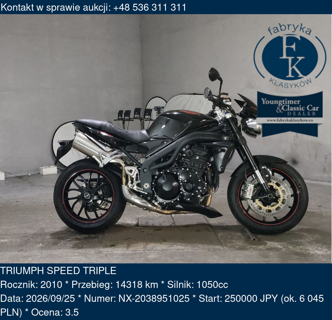 TRIUMPH SPEED TRIPLE 2010 - zdjęcie 2