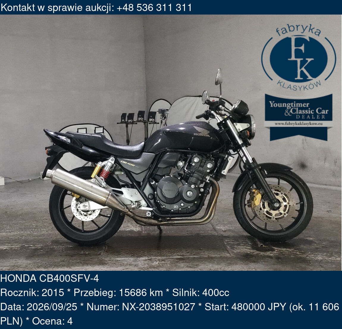 HONDA CB400SFV-4 2015 - zdjęcie 2
