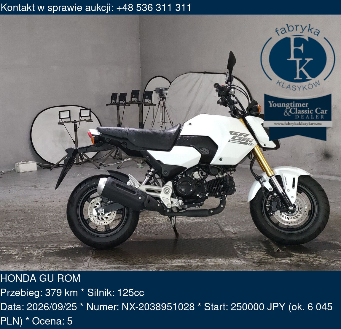 HONDA GU ROM - zdjęcie 2