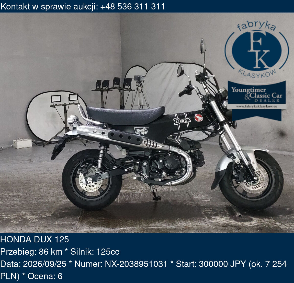 HONDA DUX 125  - zdjęcie 2