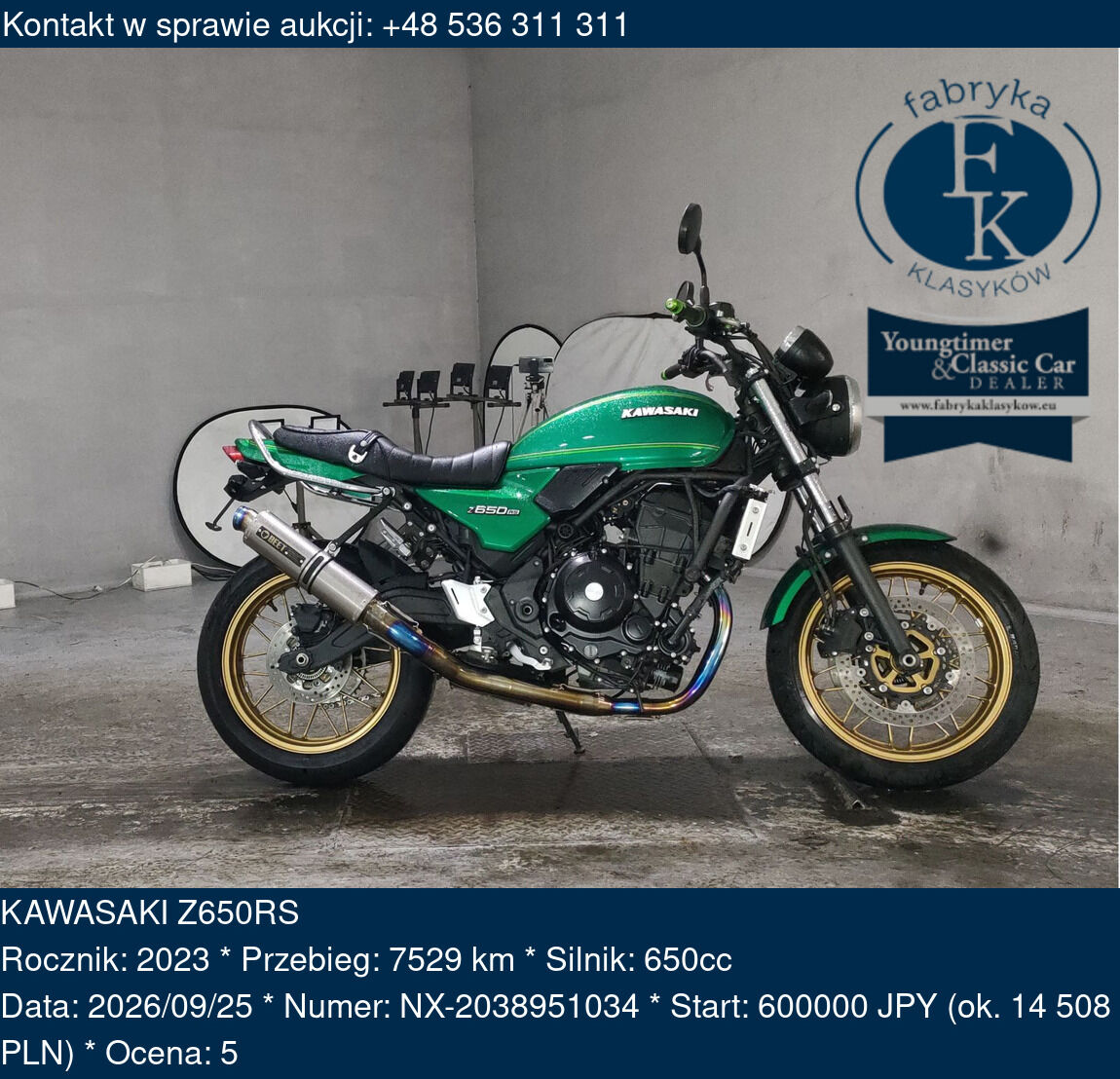 KAWASAKI Z650RS 2023 - zdjęcie 2