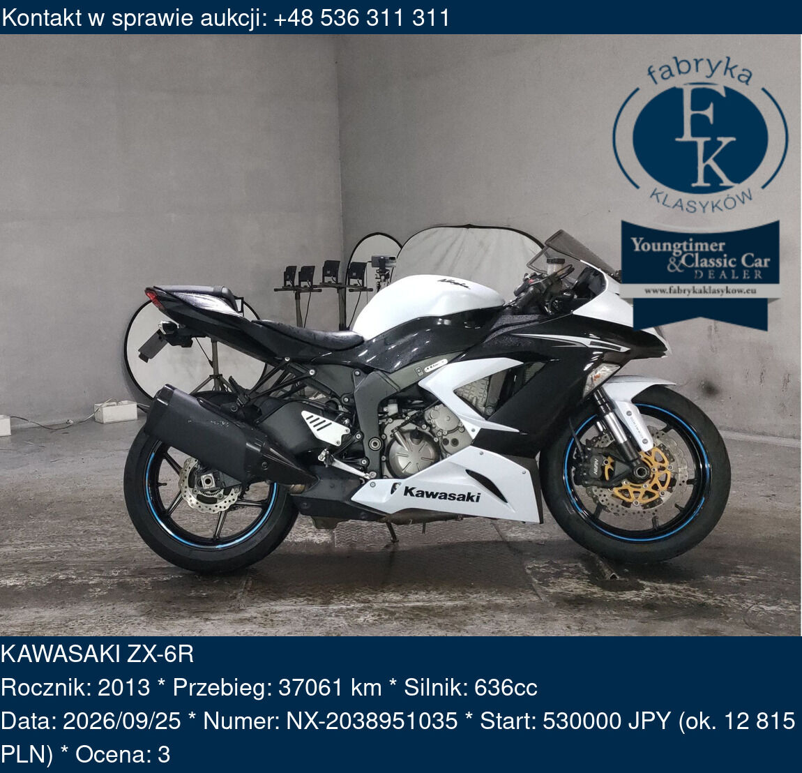 KAWASAKI ZX-6R 2013 - zdjęcie 2