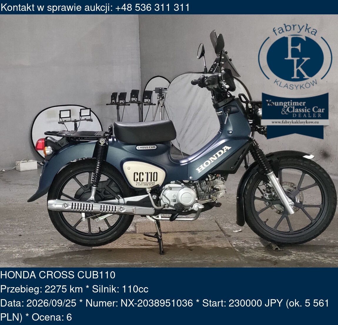 HONDA CROSS CUB110 - zdjęcie 2