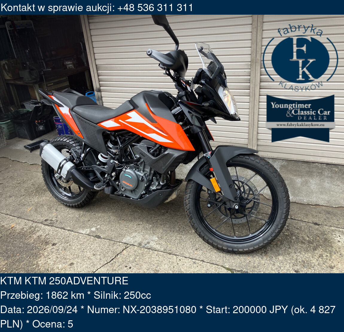 KTM KTM 250ADVENTURE  - zdjęcie 2