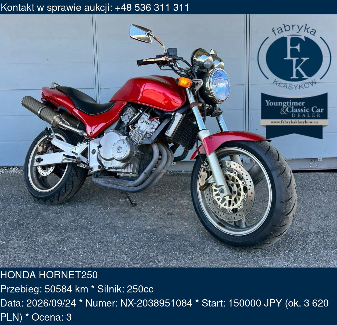 HONDA HORNET250  - zdjęcie 2