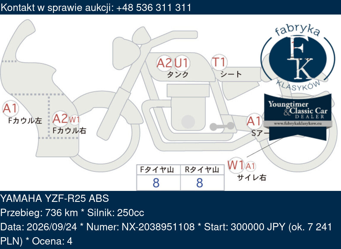 YAMAHA YZF-R25 ABS  - zdjęcie 2