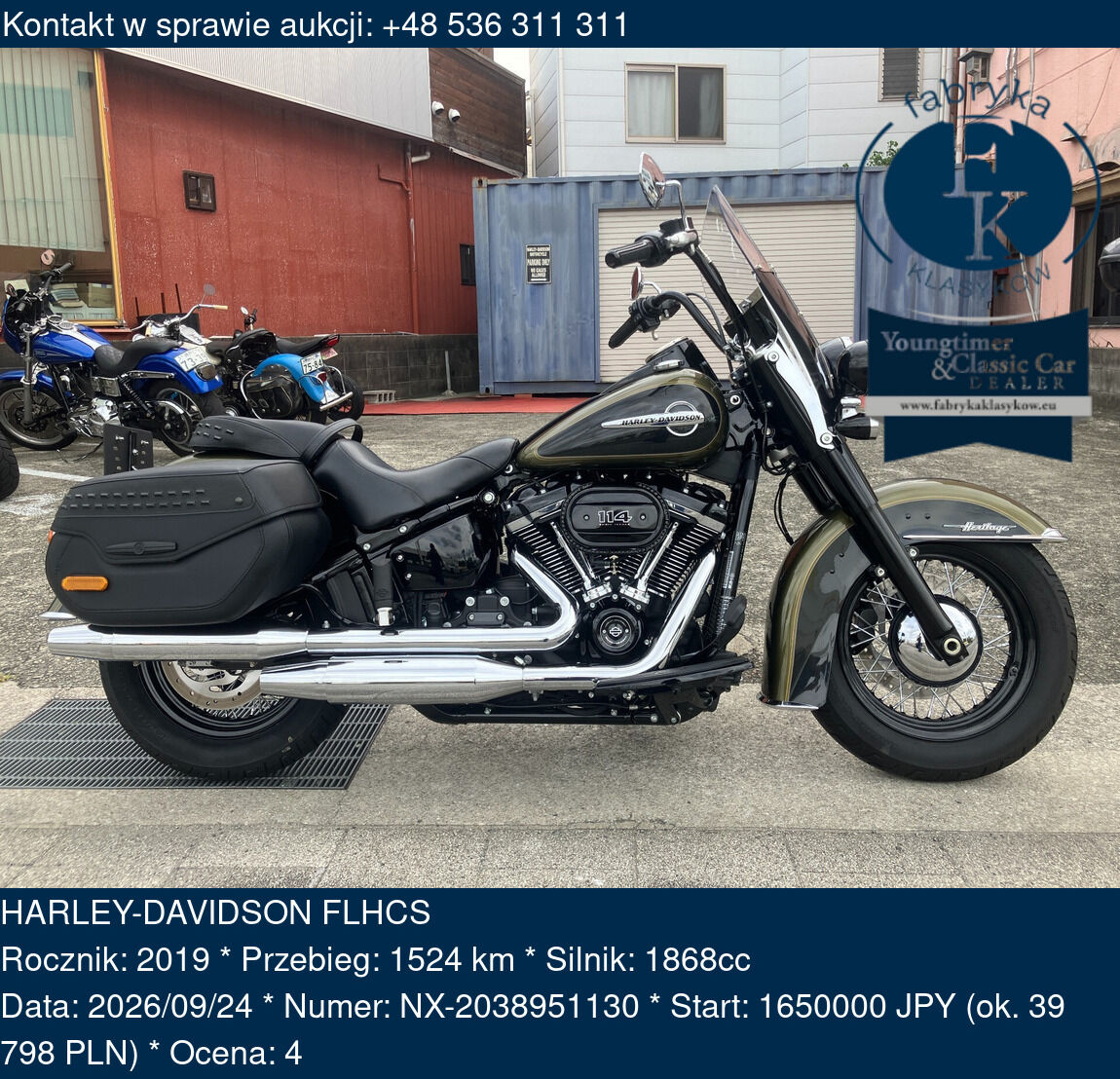 HARLEY-DAVIDSON FLHCS 2019 - zdjęcie 2