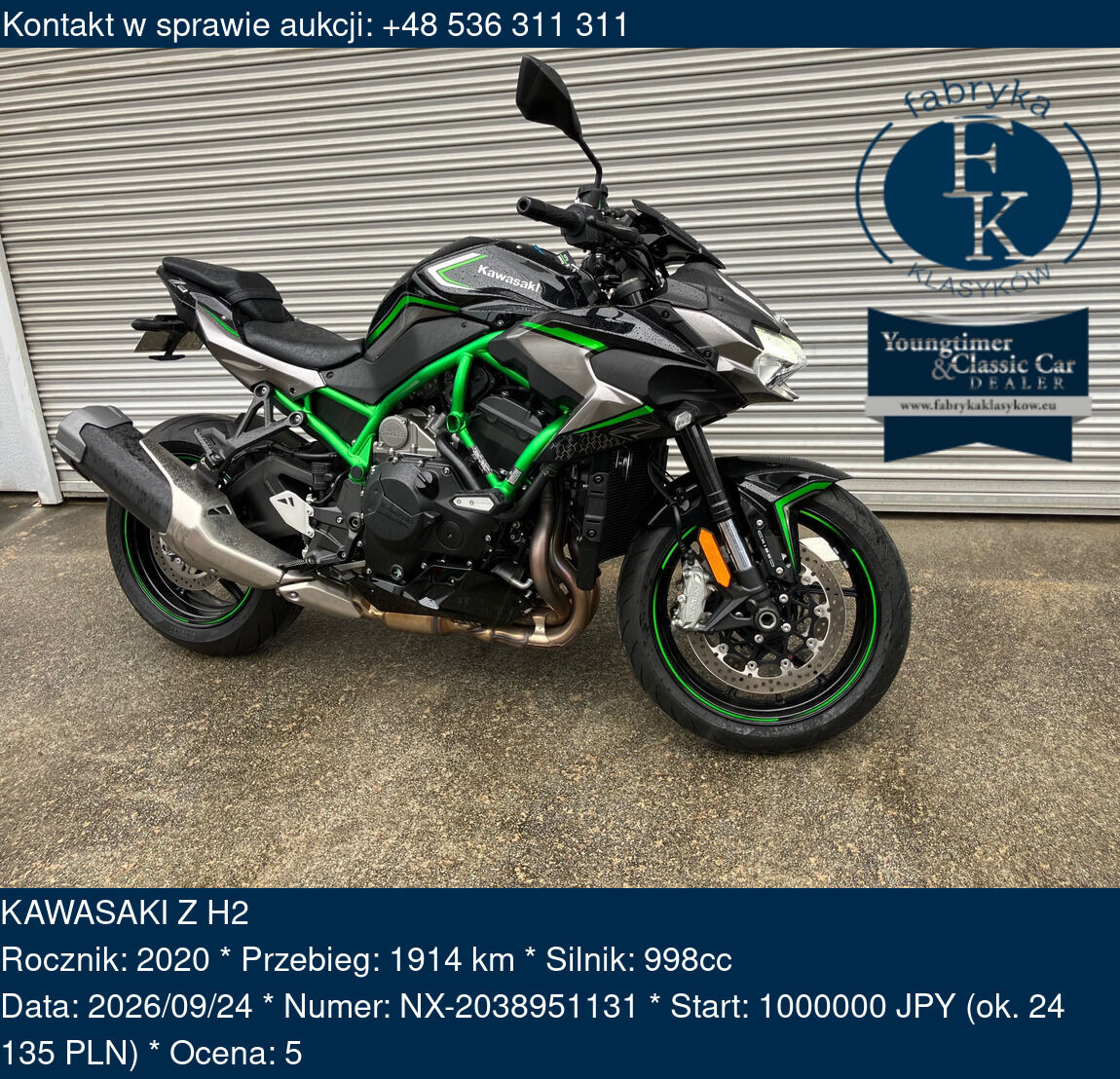 KAWASAKI Z H2 2020 - zdjęcie 2
