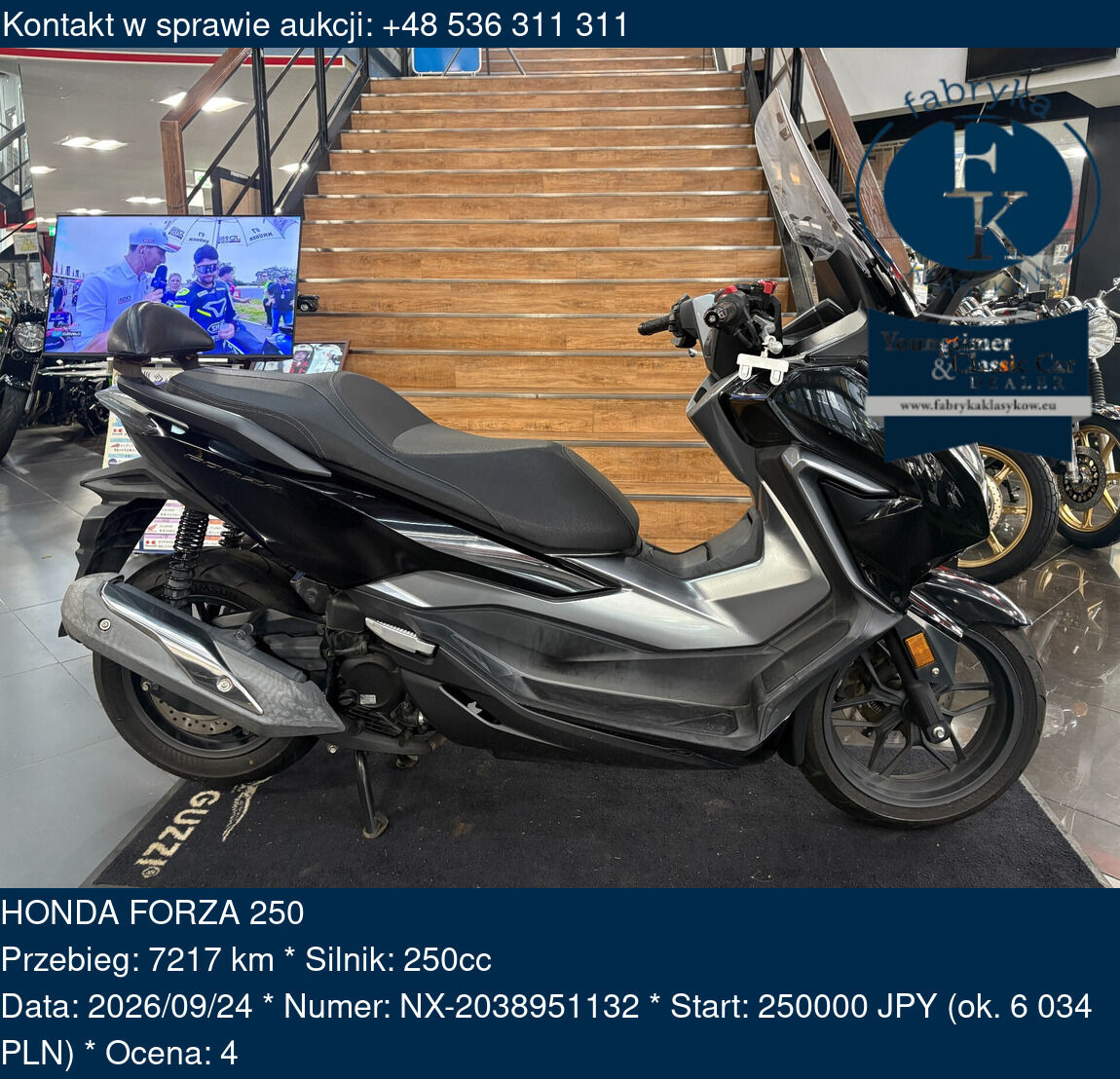 HONDA FORZA 250  - zdjęcie 2