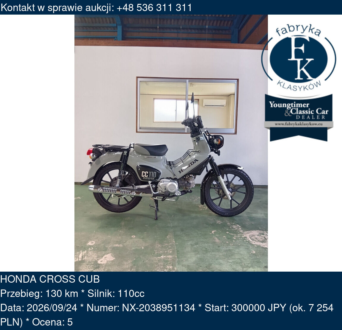 HONDA CROSS CUB - zdjęcie 2