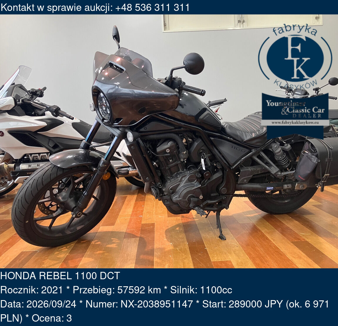 HONDA REBEL 1100 DCT 2021 - zdjęcie 2