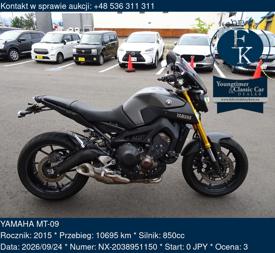 YAMAHA MT-09 2015 - zdjęcie 2