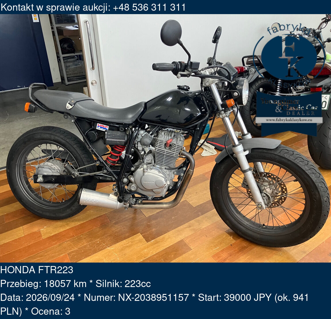 HONDA FTR223  - zdjęcie 2