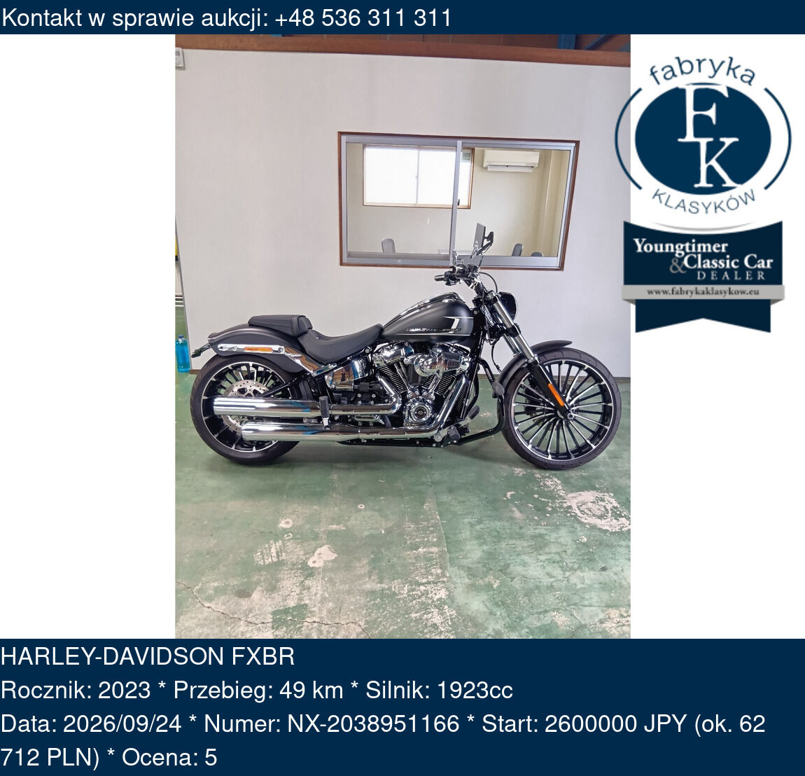 HARLEY-DAVIDSON FXBR 2023 - zdjęcie 2