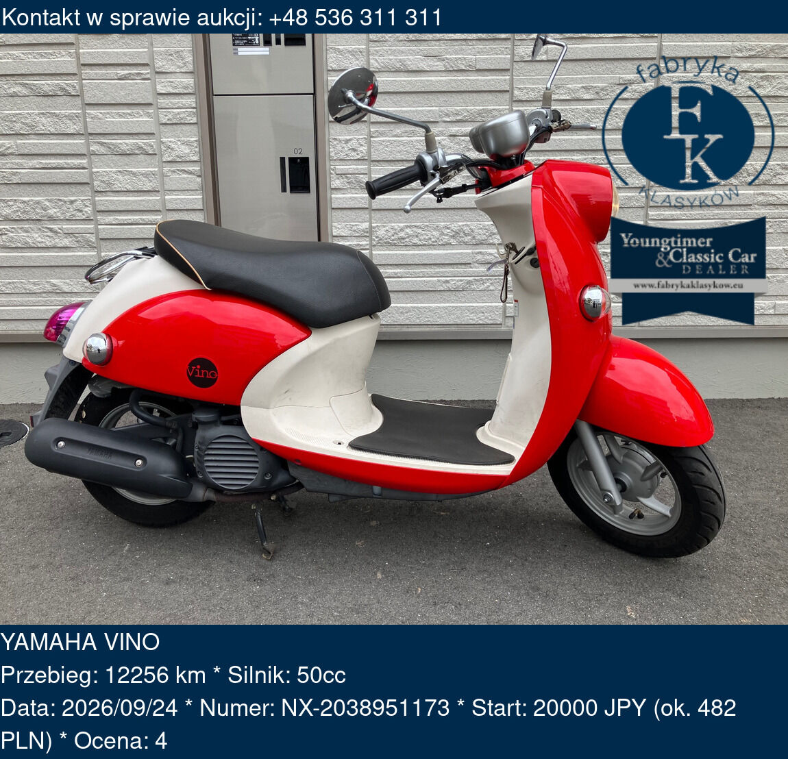 YAMAHA VINO - zdjęcie 2