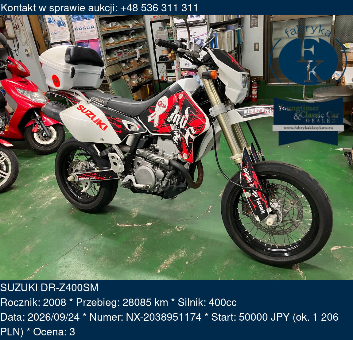 SUZUKI DR-Z400SM 2008 - zdjęcie 2