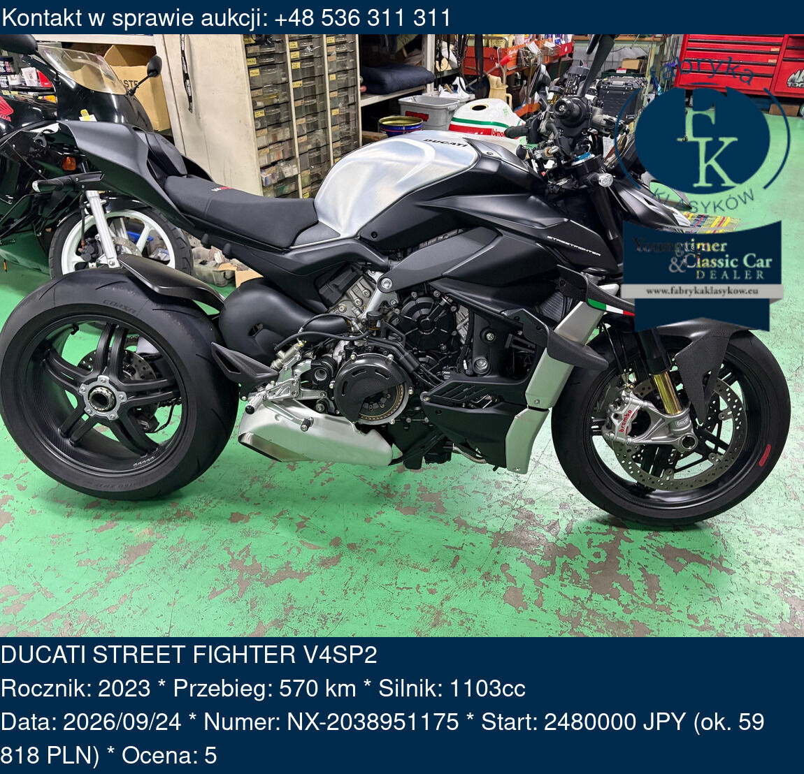 DUCATI STREET FIGHTER V4SP2 2023 - zdjęcie 2