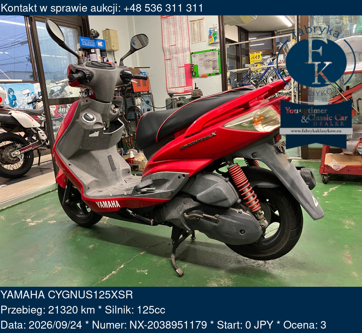 YAMAHA CYGNUS125XSR  - zdjęcie 2