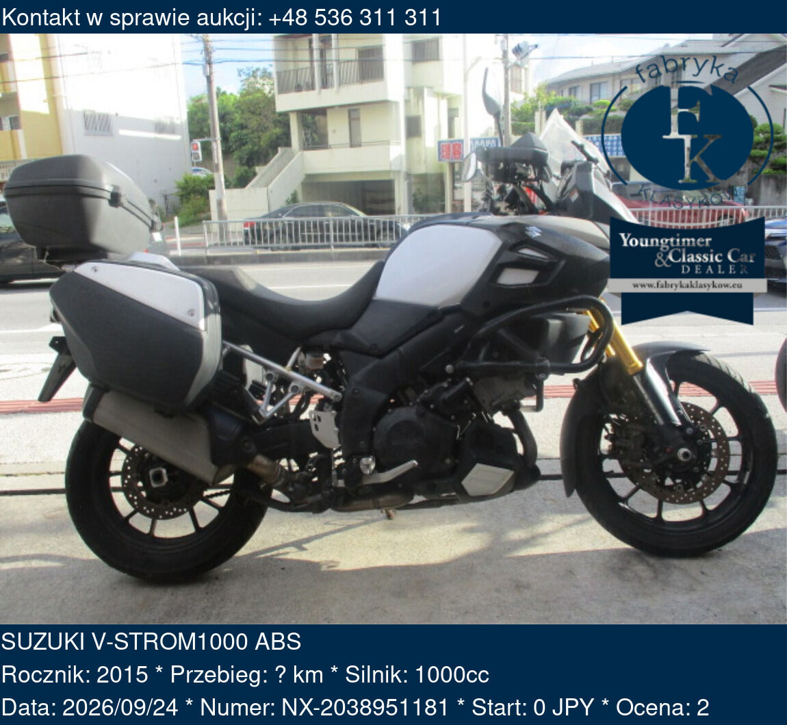 SUZUKI V-STROM1000 ABS 2015 - zdjęcie 2