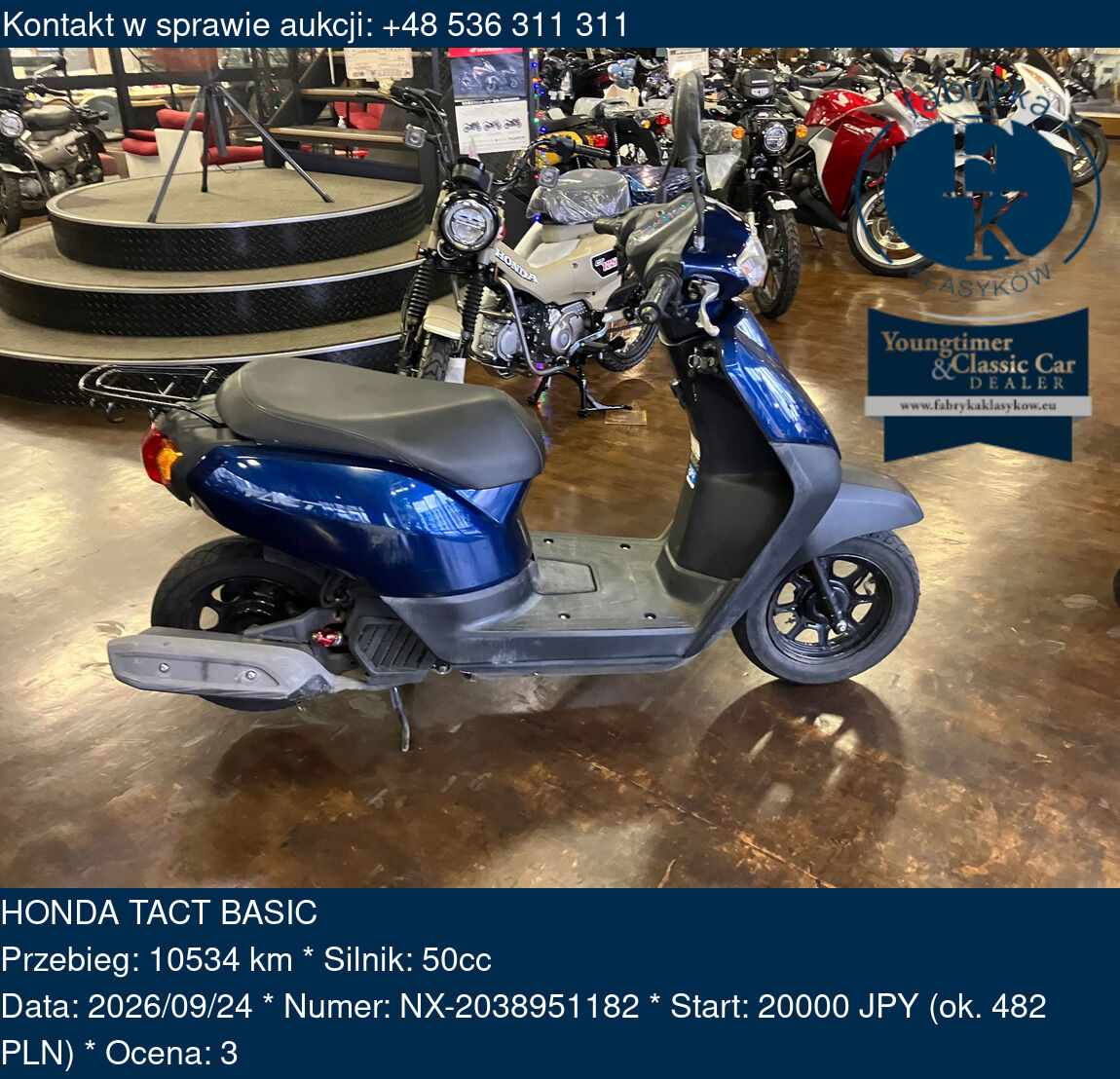 HONDA TACT BASIC  - zdjęcie 2