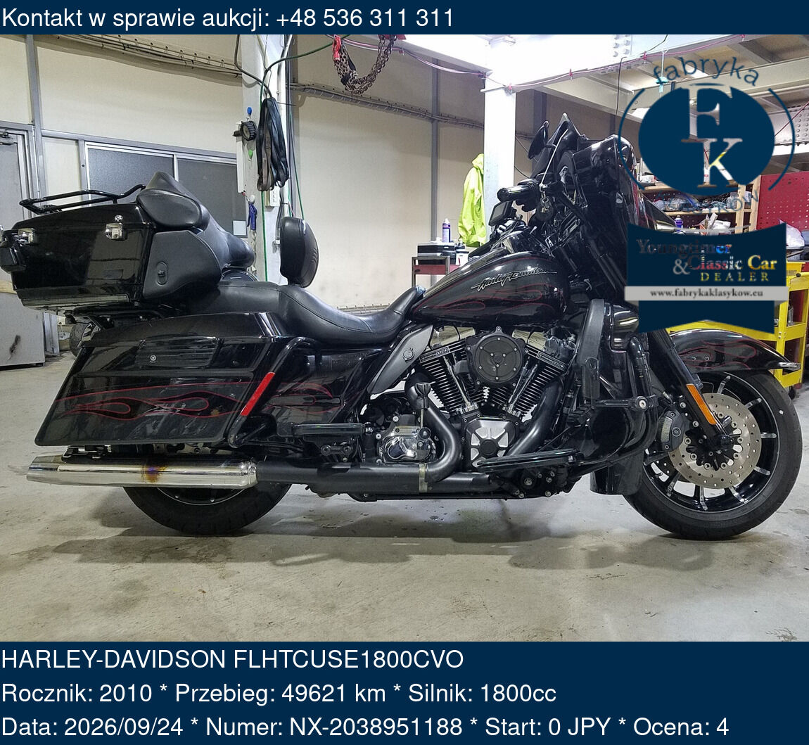HARLEY-DAVIDSON FLHTCUSE1800CVO 2010 - zdjęcie 2