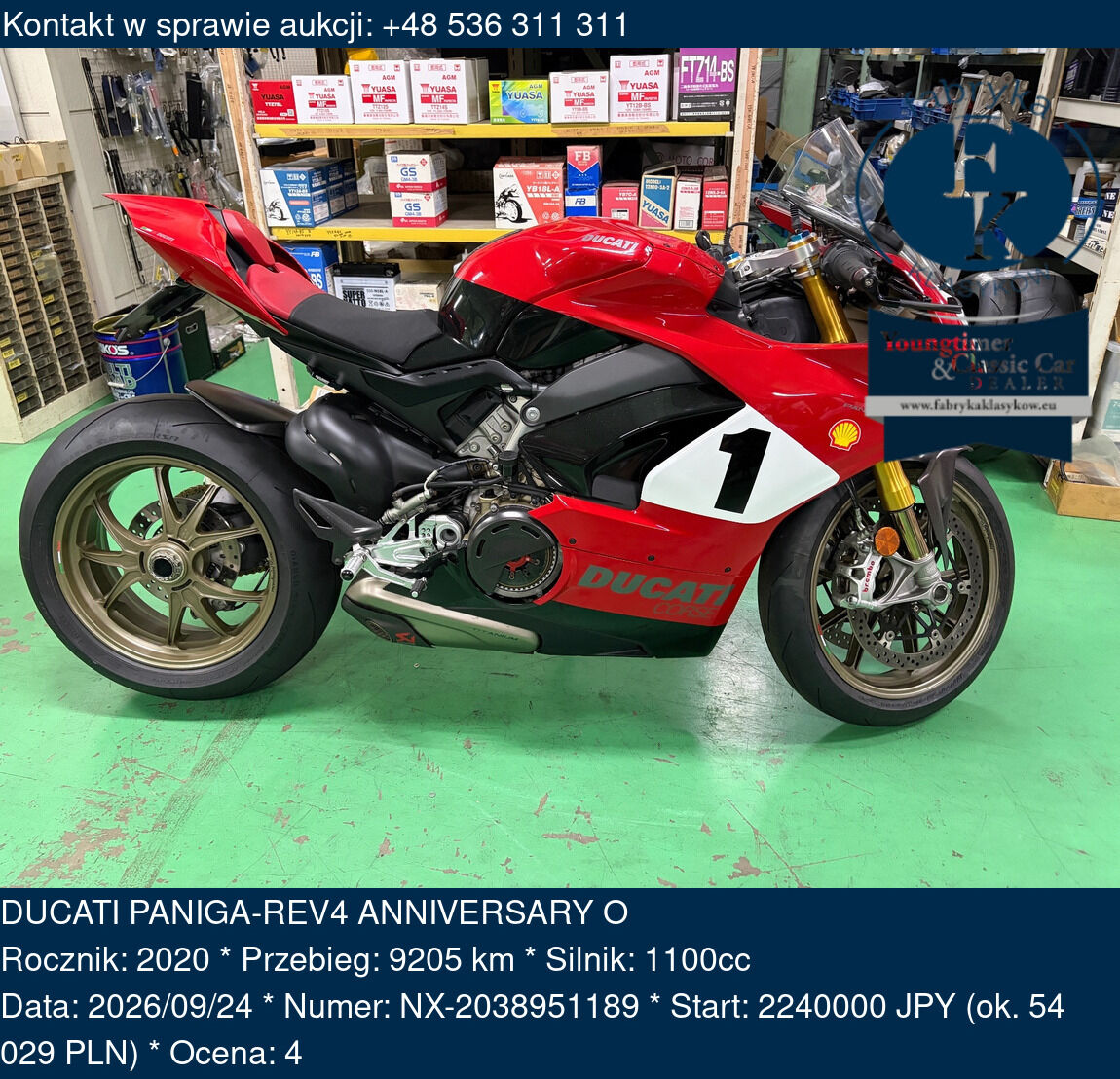DUCATI PANIGA-REV4 ANNIVERSARY O 2020 - zdjęcie 2