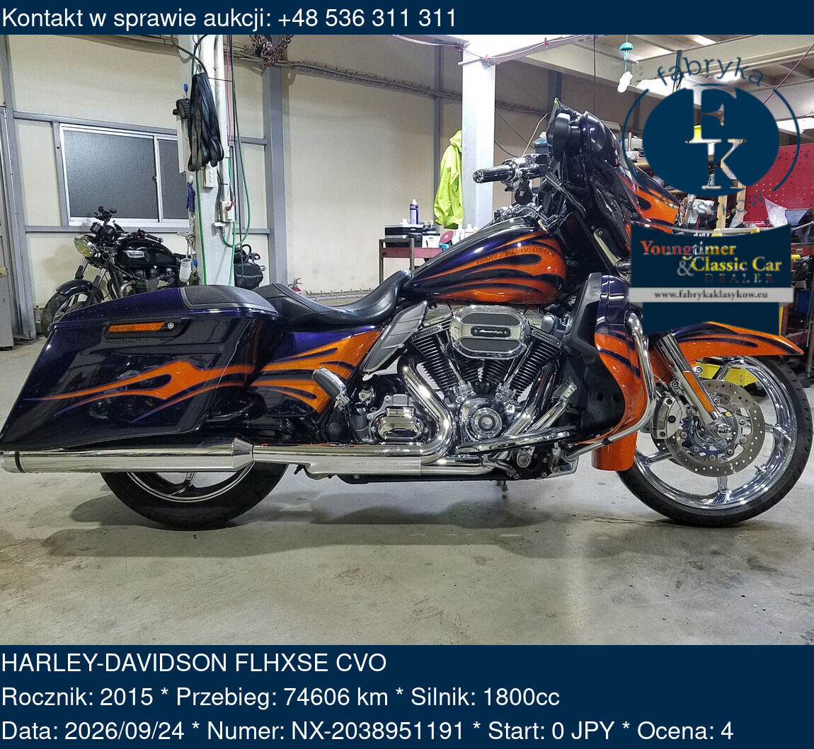 HARLEY-DAVIDSON FLHXSE CVO 2015 - zdjęcie 2