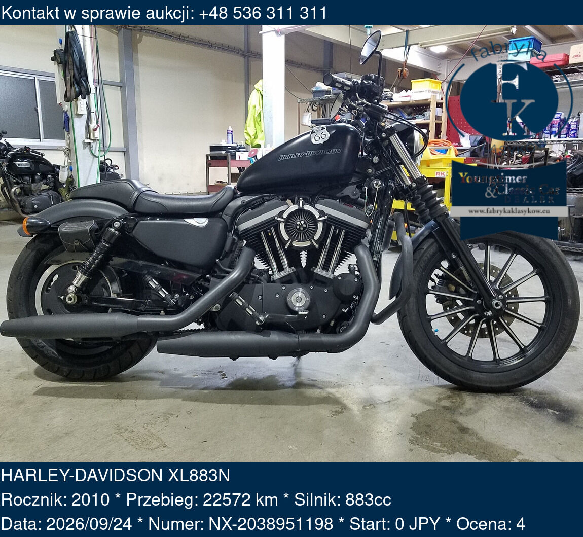 HARLEY-DAVIDSON XL883N 2010 - zdjęcie 2