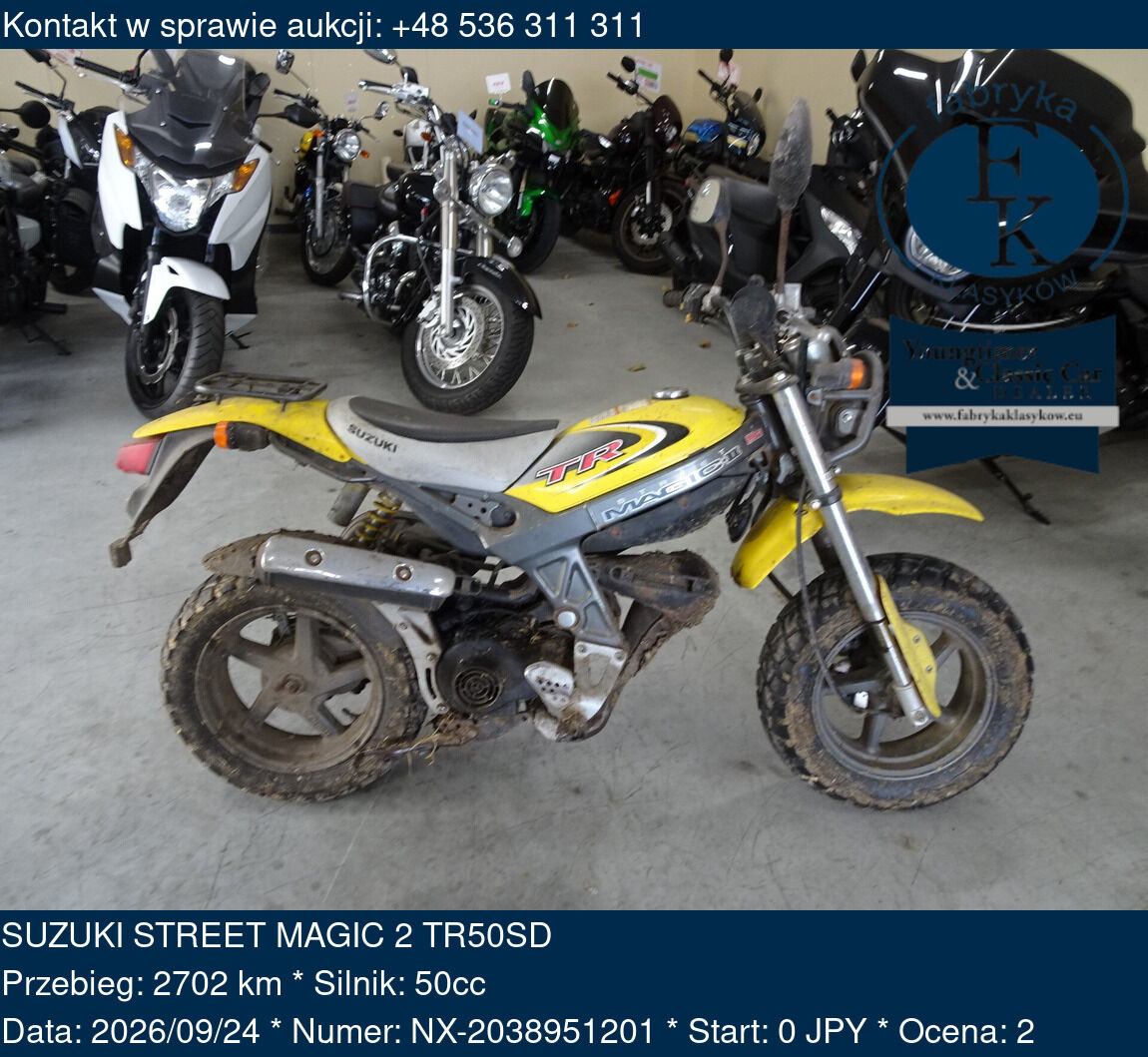 SUZUKI STREET MAGIC 2 TR50SD  - zdjęcie 2