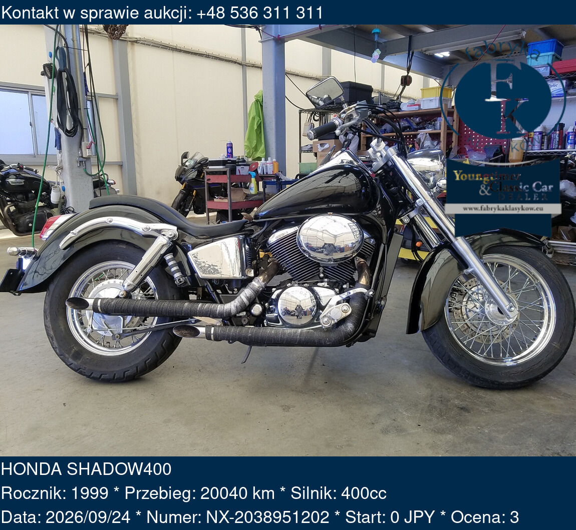 HONDA SHADOW400 1999 - zdjęcie 2