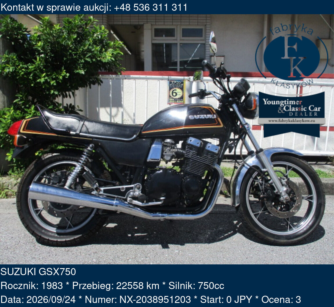 SUZUKI GSX750 1983 - zdjęcie 2
