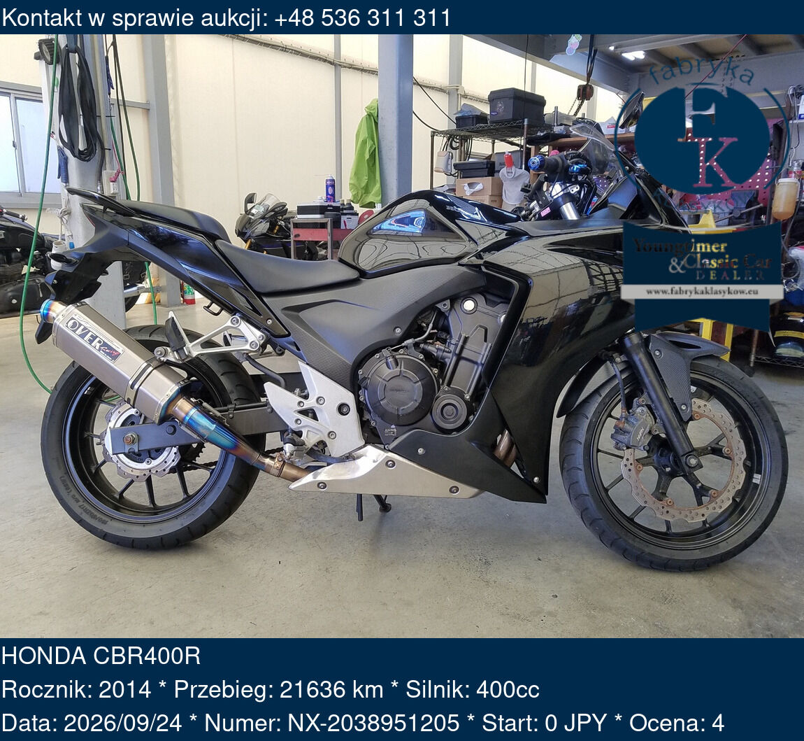 HONDA CBR400R 2014 - zdjęcie 2