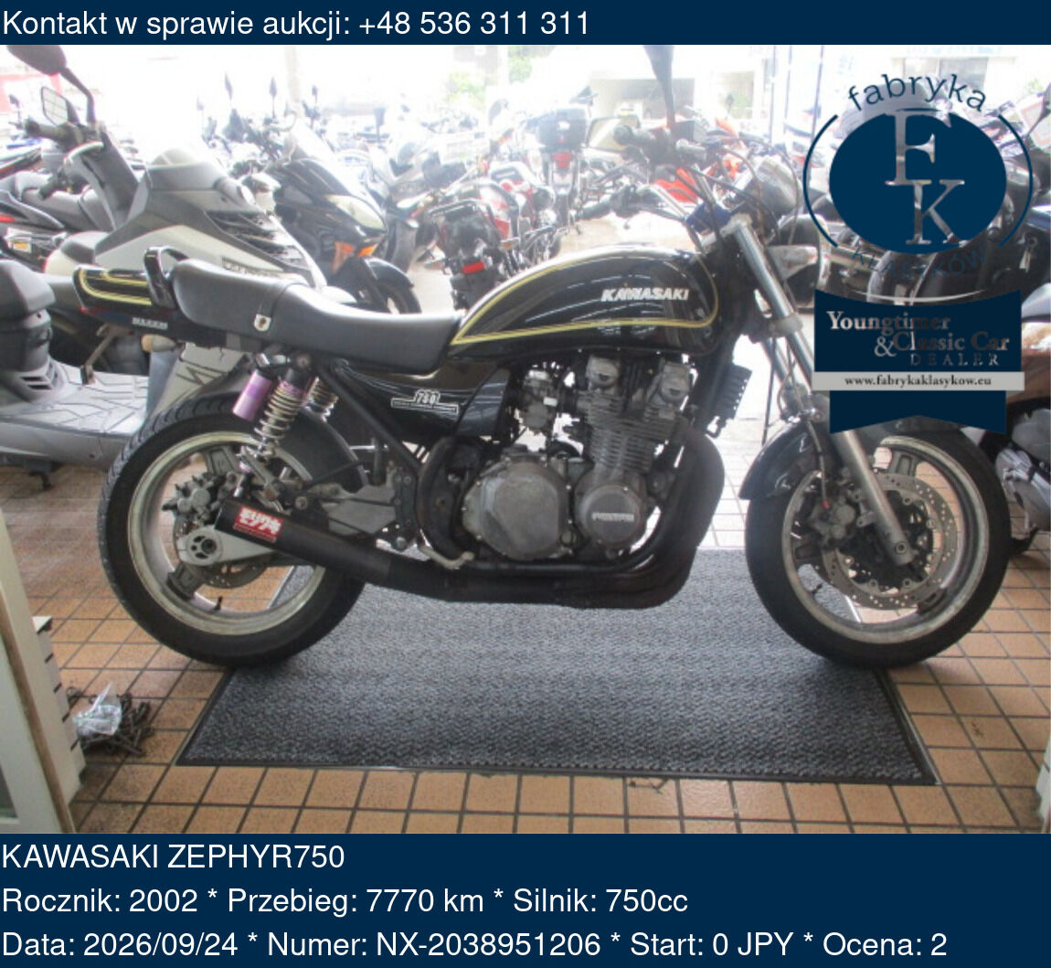 KAWASAKI ZEPHYR750 2002 - zdjęcie 2