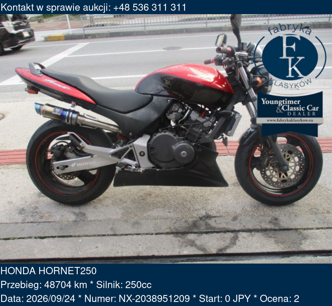 HONDA HORNET250  - zdjęcie 2