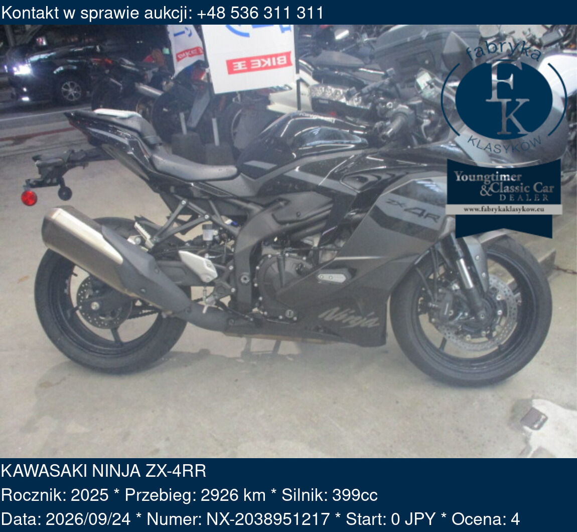 KAWASAKI NINJA ZX-4RR 2025 - zdjęcie 2