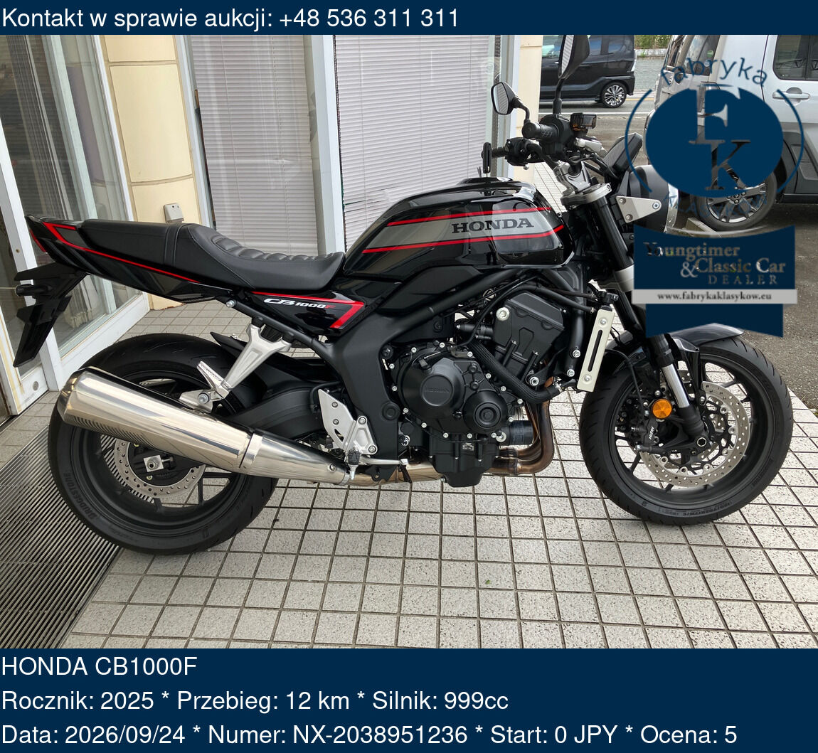 HONDA CB1000F 2025 - zdjęcie 2