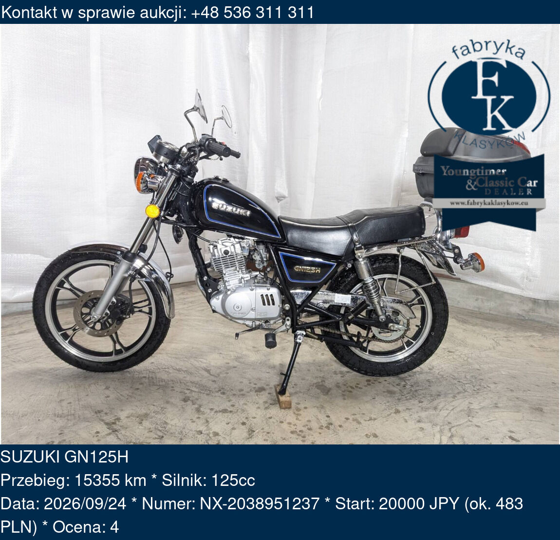 SUZUKI GN125H  - zdjęcie 2