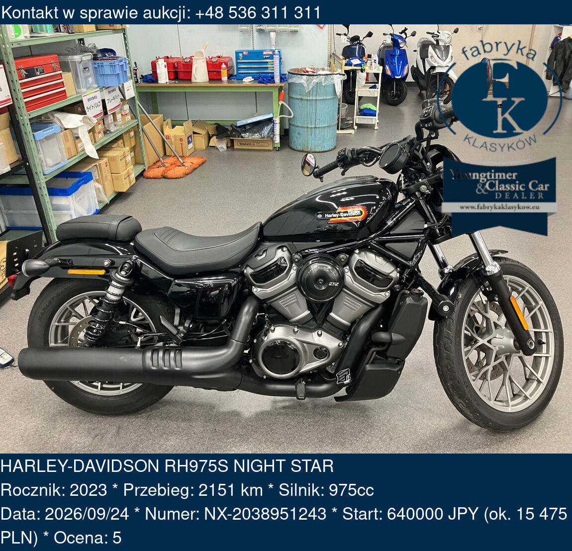 HARLEY-DAVIDSON RH975S NIGHT STAR 2023 - zdjęcie 2