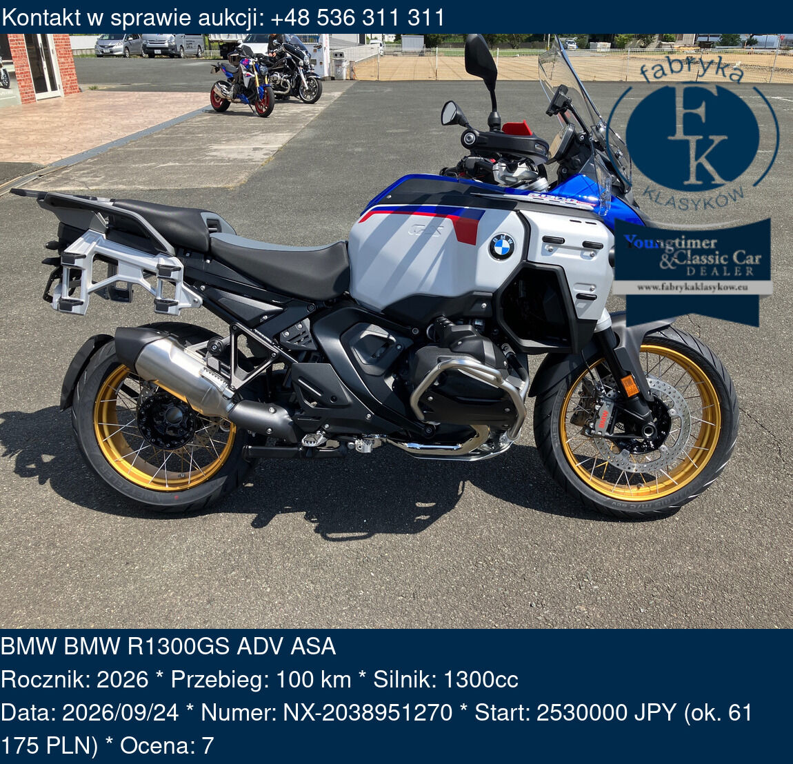 BMW BMW R1300GS ADV ASA 2026 - zdjęcie 2