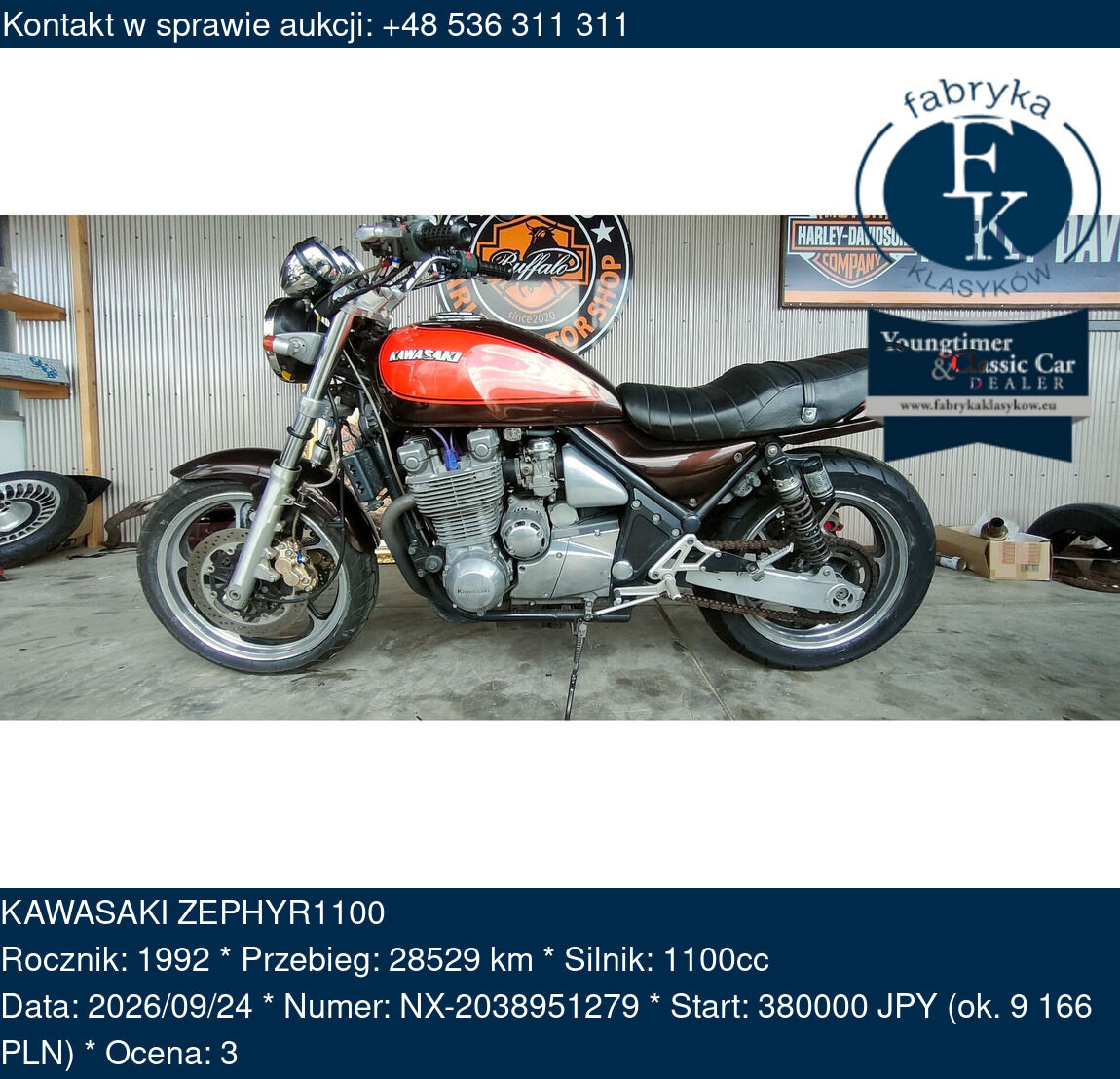 KAWASAKI ZEPHYR1100 1992 - zdjęcie 2