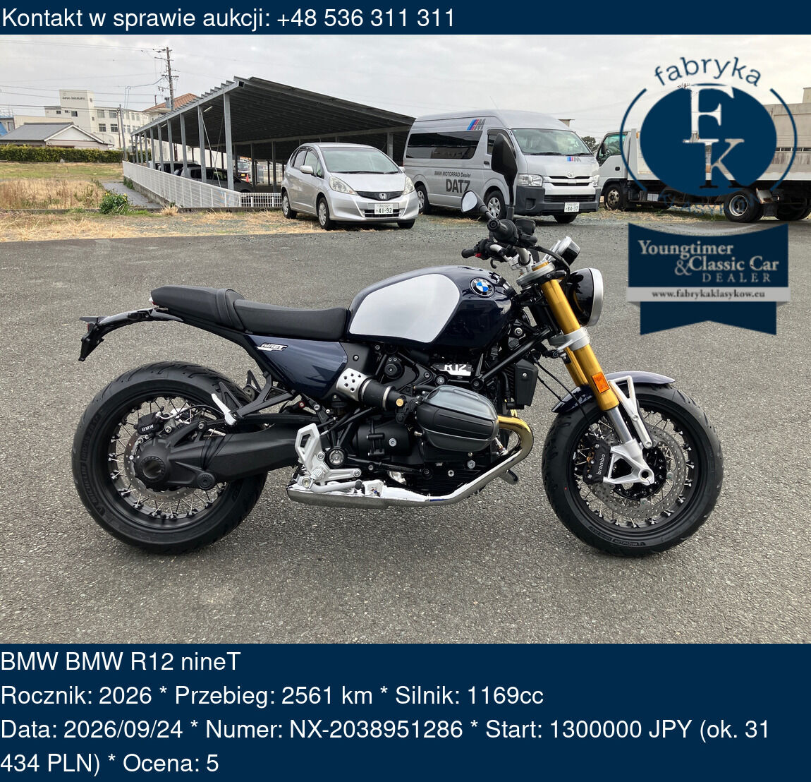 BMW BMW R12 nineT 2026 - zdjęcie 2