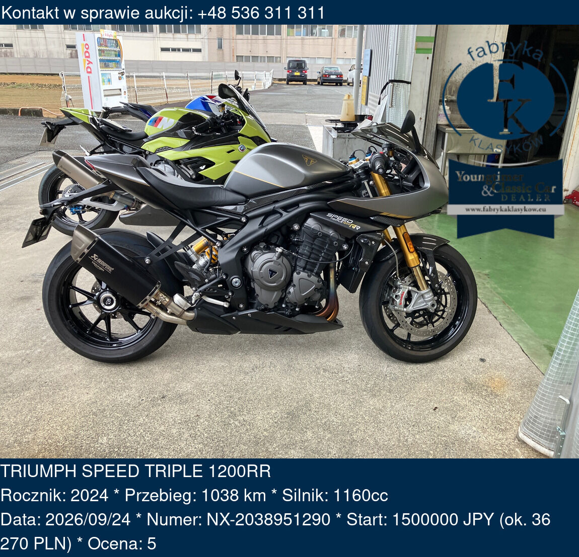 TRIUMPH SPEED TRIPLE 1200RR 2024 - zdjęcie 2