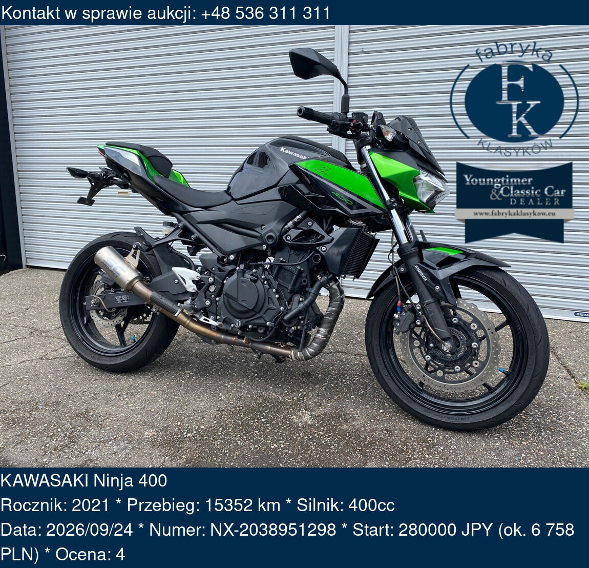 KAWASAKI Ninja 400 2021 - zdjęcie 2