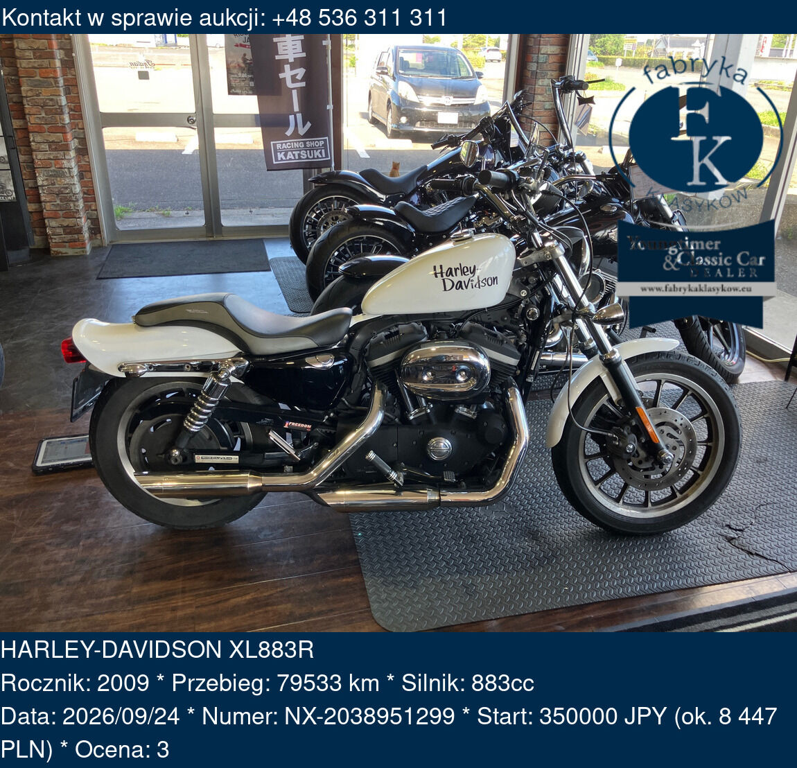 HARLEY-DAVIDSON XL883R 2009 - zdjęcie 2