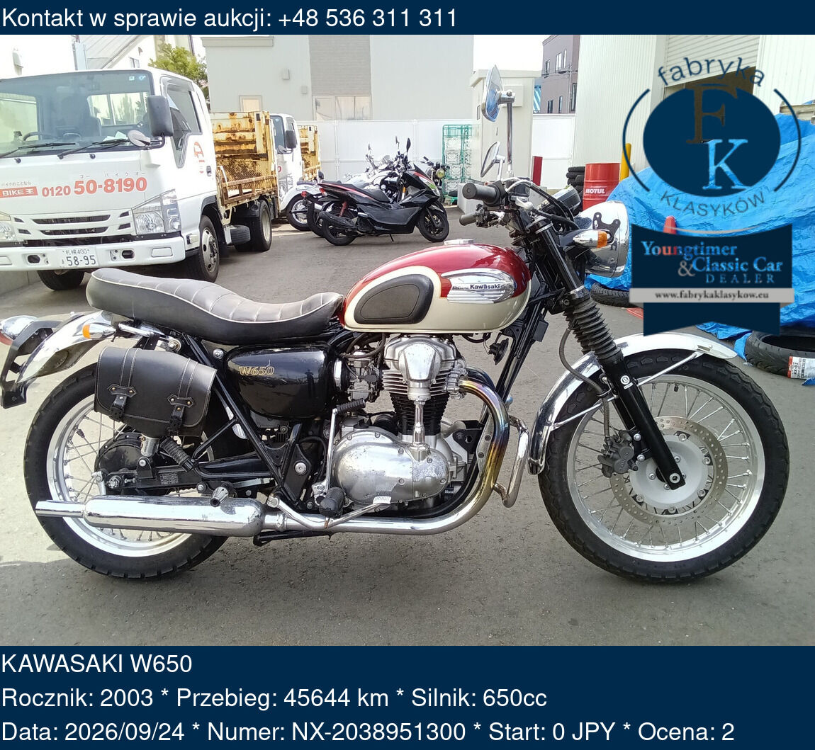 KAWASAKI W650 2003 - zdjęcie 2