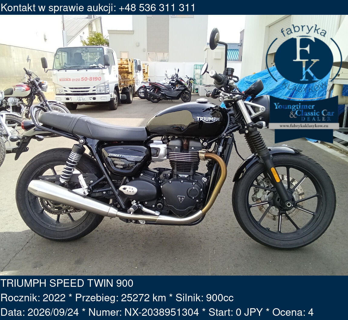 TRIUMPH SPEED TWIN 900 2022 - zdjęcie 2