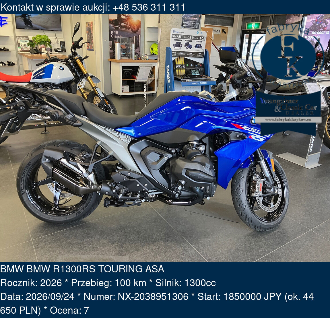 BMW BMW R1300RS TOURING ASA 2026 - zdjęcie 2