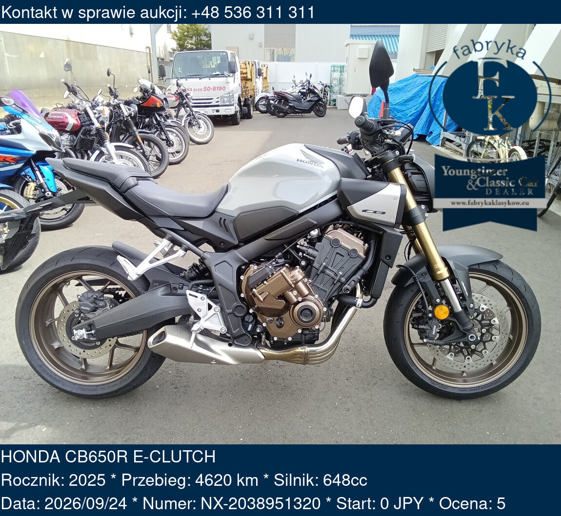 HONDA CB650R E-CLUTCH 2025 - zdjęcie 2